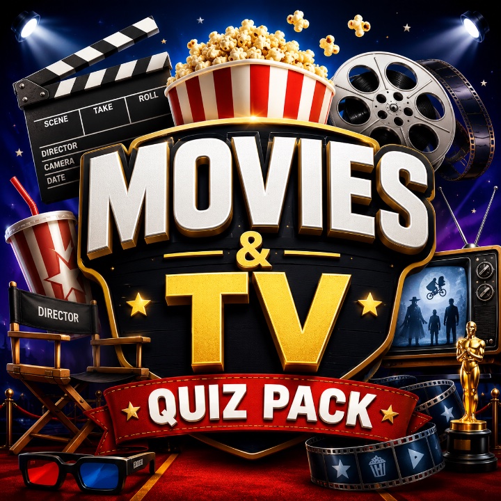 Movies and TV quiz pack artwork