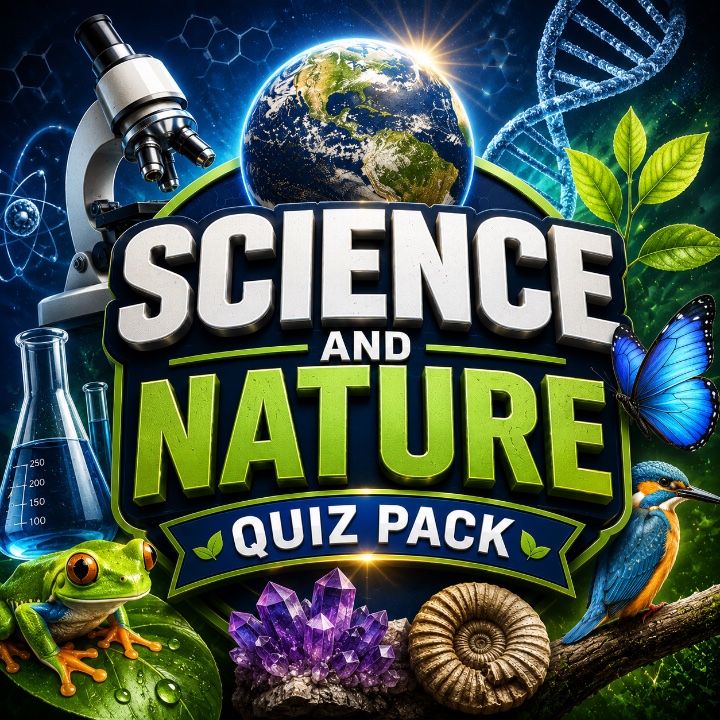 Science and Nature quiz pack artwork