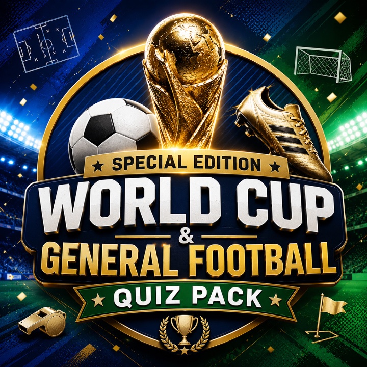 World Cup and Football quiz pack artwork